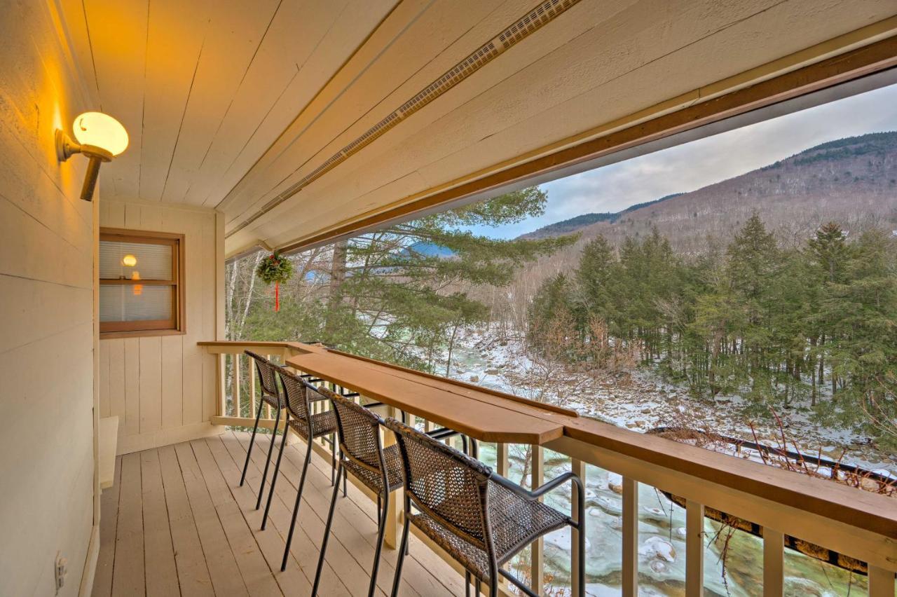 Riverfront Lincoln Condo 1 Mi To Loon Mountain! Exterior foto